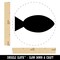 Fish Solid Rubber Stamp for Stamping Crafting Planners